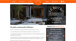 Desktop Screenshot of bistrodusommelier.com